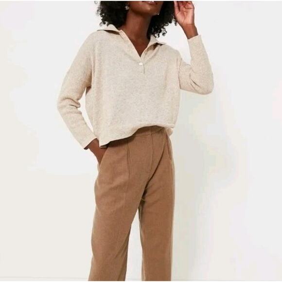 Tuckernuck Tencel Linen Clayton Relaxed Knit Polo Shirt Size Medium-Large - Picture 2 of 8